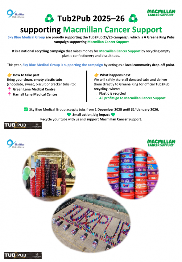 Recycling campaign to raise money for Macmillan Cancer Support
