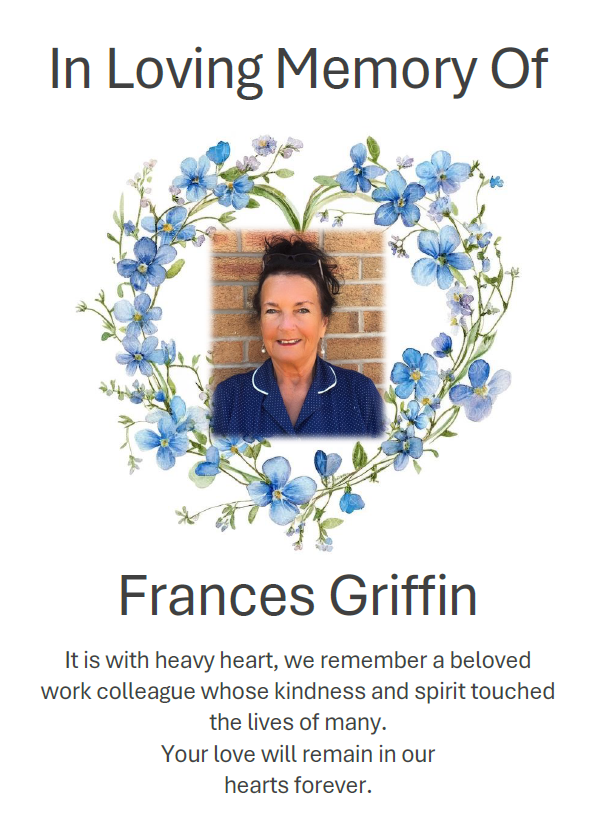 In Loving Memory of Nurse Frances Griffith