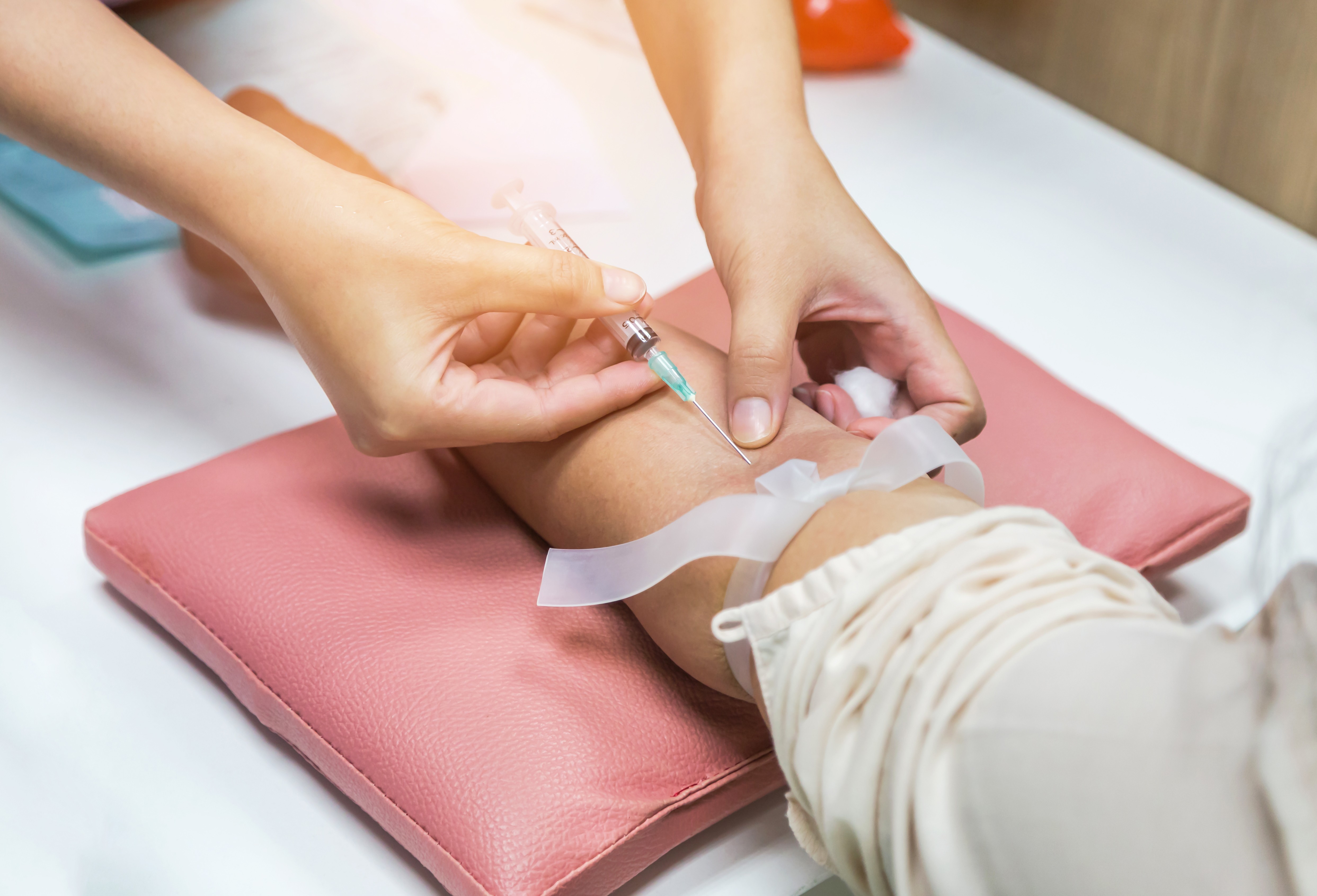 Blood test photo